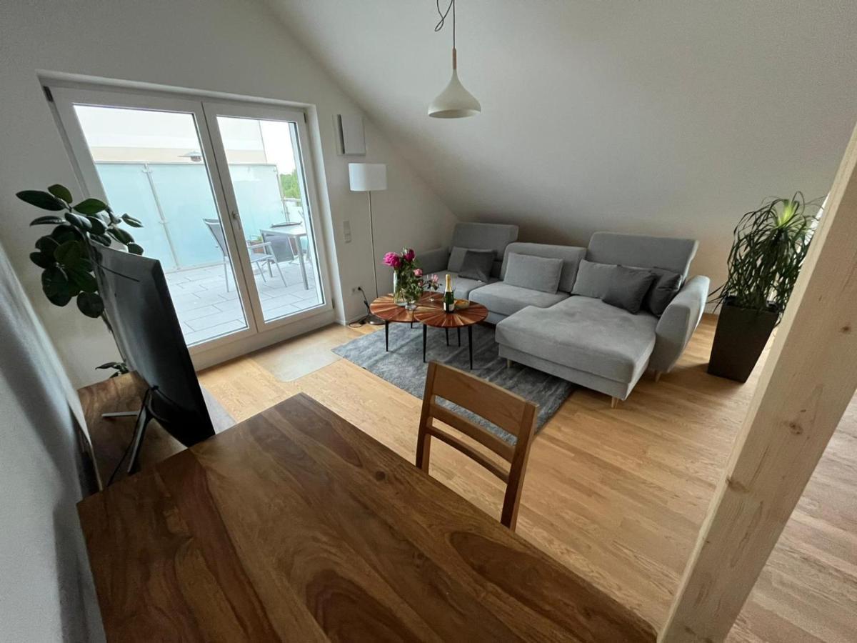 Traumhafte Neue Dachterrassenwohnung Am Soyener See Buitenkant foto
